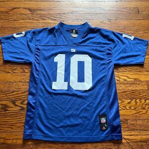 NFL Team Apparel Eli Manning New York Giants Jersey Youth Large #10 Blue